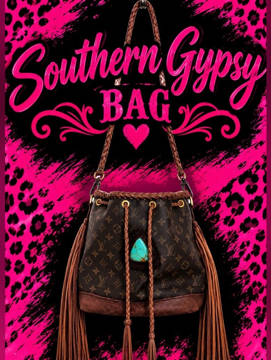 Southern Gypsy Bags Handbags - Repurposed LV Noe Bag